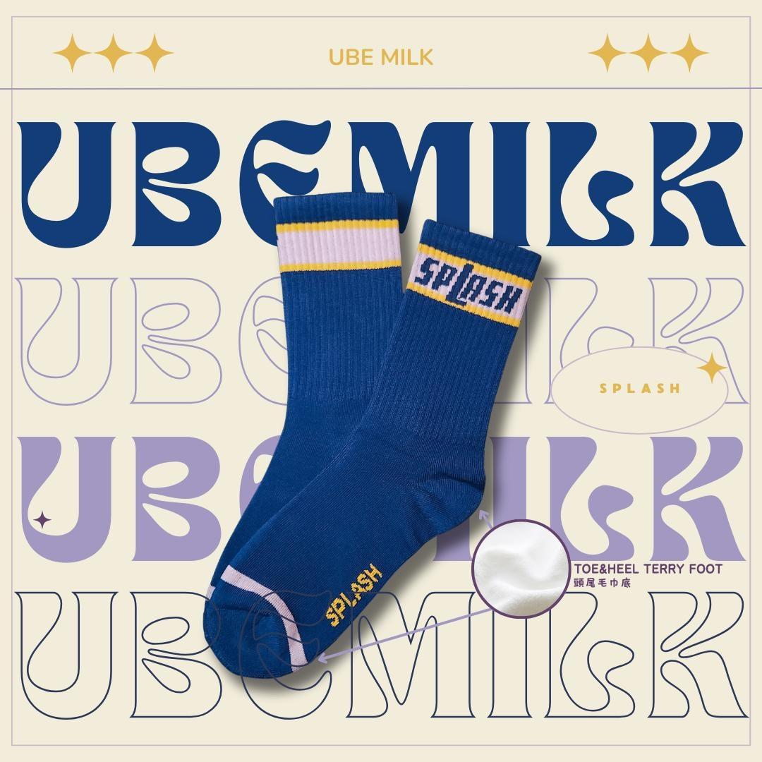 Original Color Sport Socks - Ube Milk - | Splash - | MAD Lifestyle
