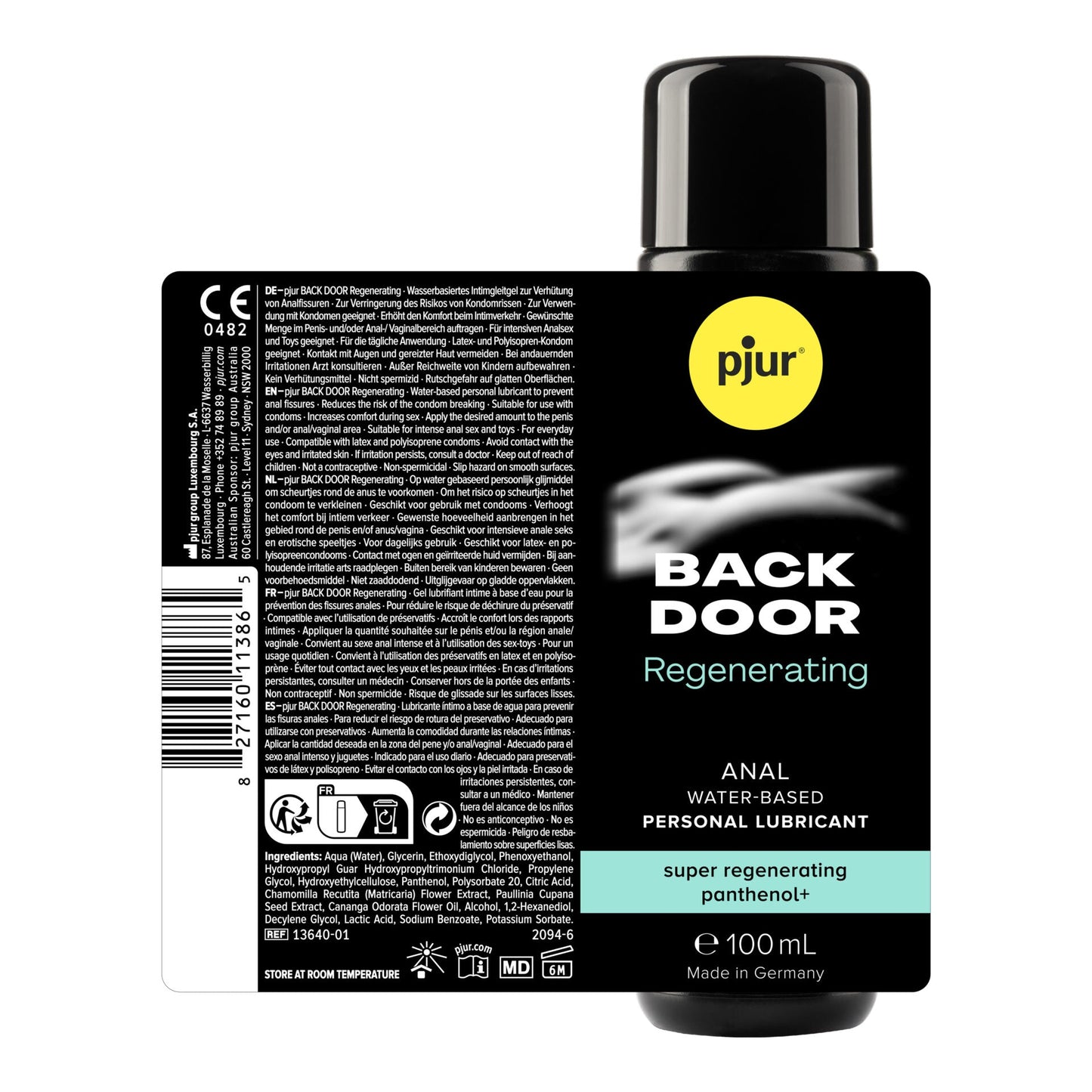 BACK DOOR Regenerating Water-Based Anal Glide - 250ml - | pjur - | MAD Lifestyle