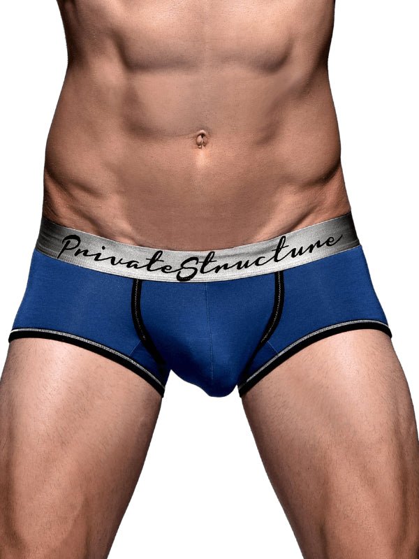 Crayon Men’s Low Rise Trunk - D. Blue - | Private Structure - | MAD Lifestyle