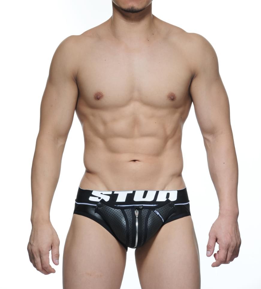 MAVERICK Brief Underwear - Grey Black - | STUD - | MAD Lifestyle