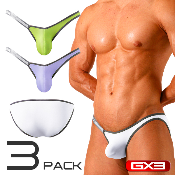 3PACK POP SPORTS SIDE STRAP BIKINI - K1598