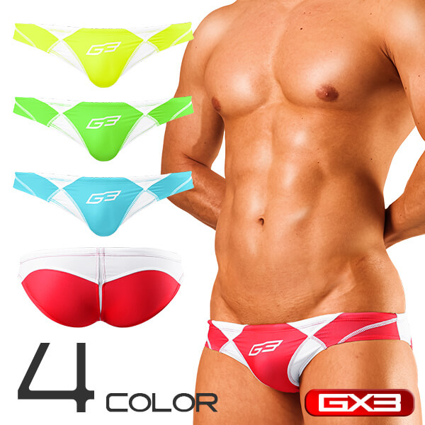 GX3 【夏日水泳】系列 GLOSS NEON 比基尼泳褲 (1條裝)