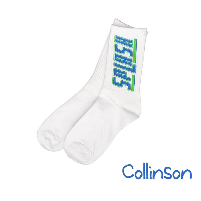 SPLASH 原襪系列白色運動襪  - 歌連臣 Collinson