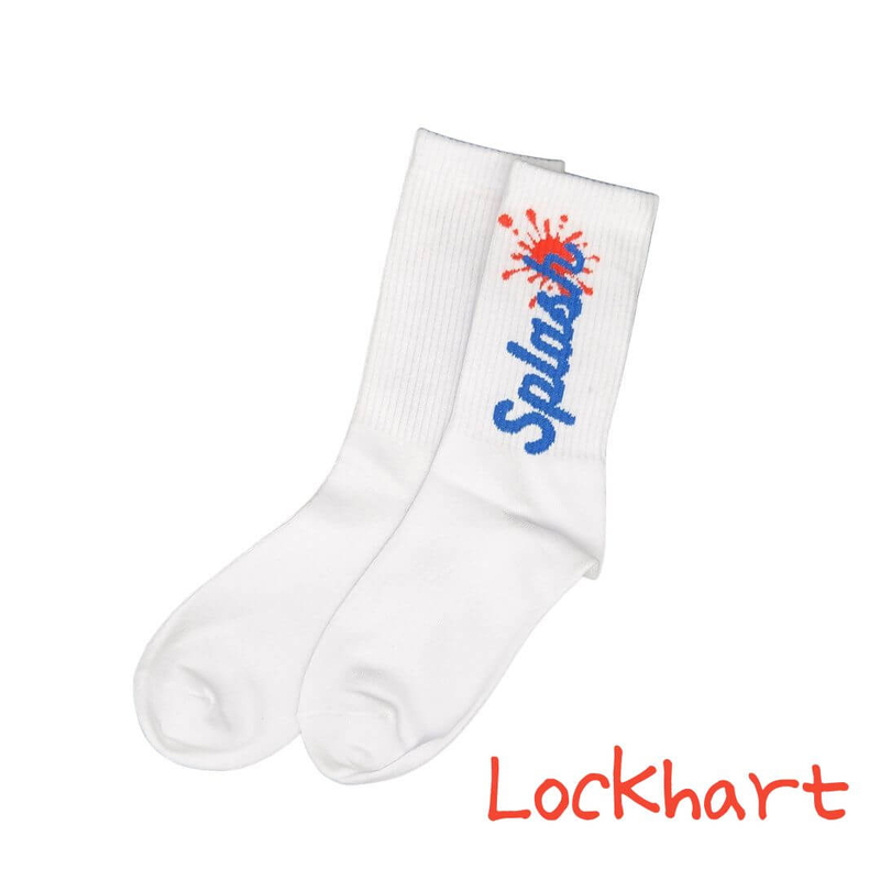 SPLASH 原襪系列白色運動襪  - 駱克 Lockhart
