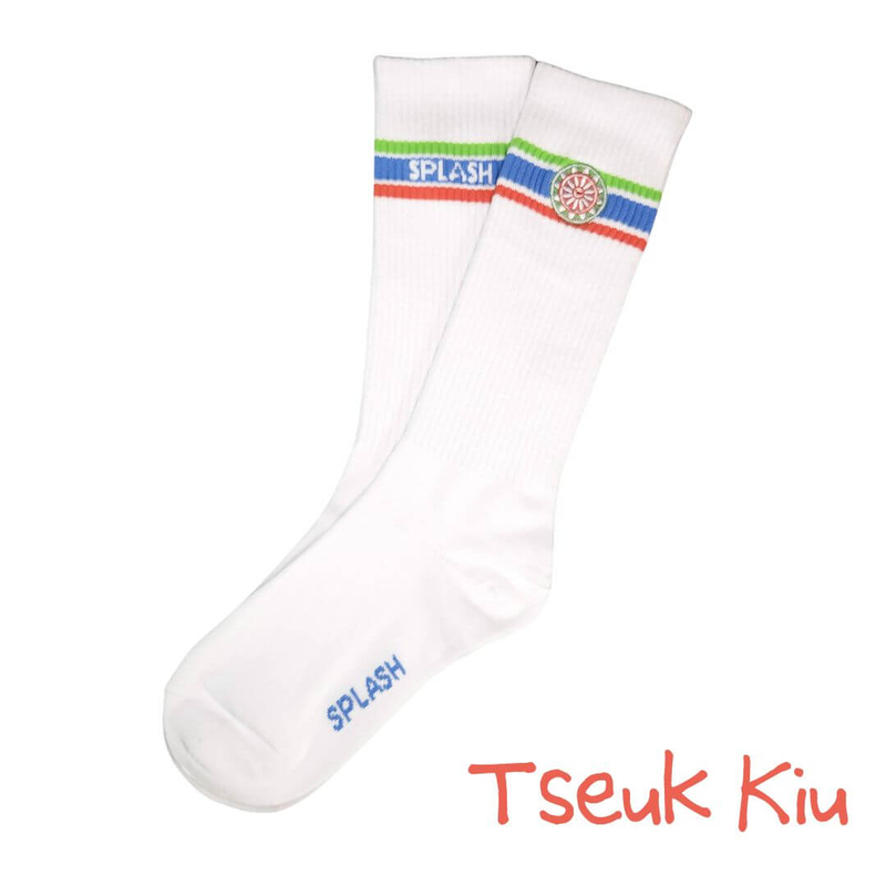 SPLASH 原襪系列白色運動襪  - 雀橋 Tseuk Kiu