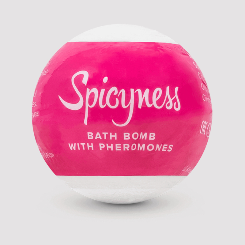 Obsessive Spicyness Bath Bomb w Pheromones - 100g (Pink)