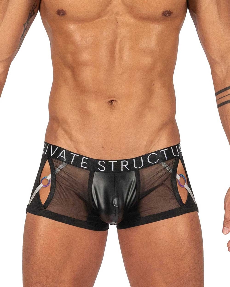 Alpha Low Waist Harness Trunk - Shades Of Black