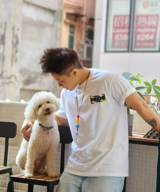 Hong Kong Pride 大會紀念白色Tee