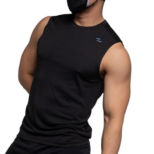 Casual Fit Training Muscle Tank - Black