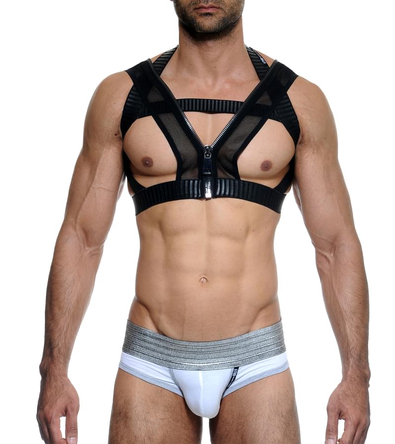 LYNX   Harness - Silver Black