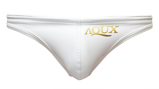 Thong Bikinis Swim "White X Gold"