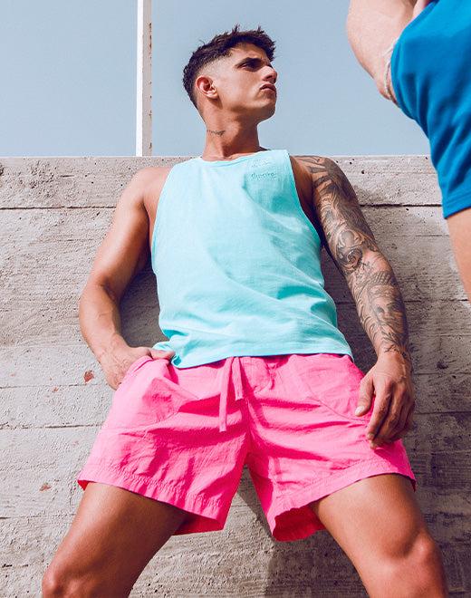 Racer Back Singlet - Turquoise Blue - | Supawear - | MAD Lifestyle