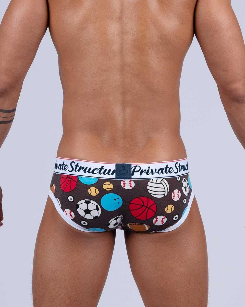 Classic Motif Mini Brief - Ball Games - | Private Structure - | MAD Lifestyle