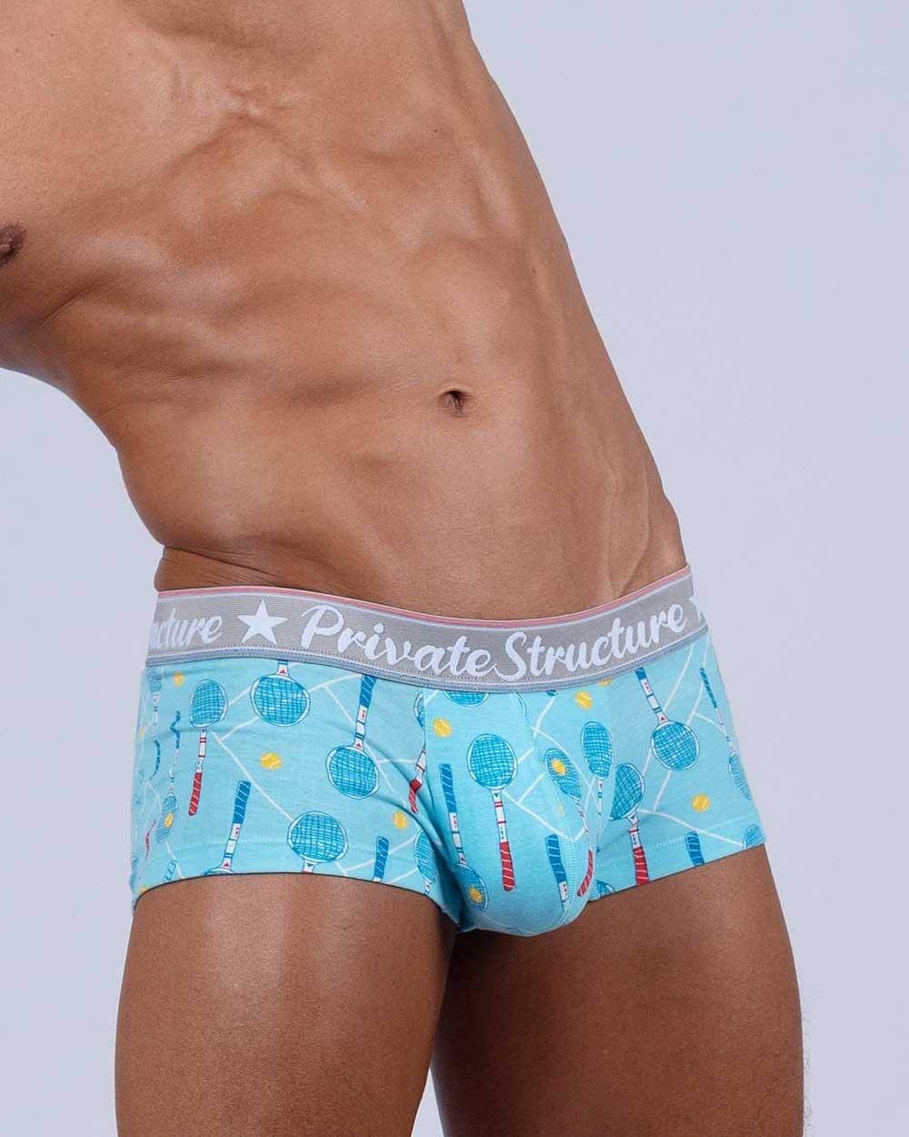 Classic Motif Trunk - Tennis Light Blue - | Private Structure - | MAD Lifestyle