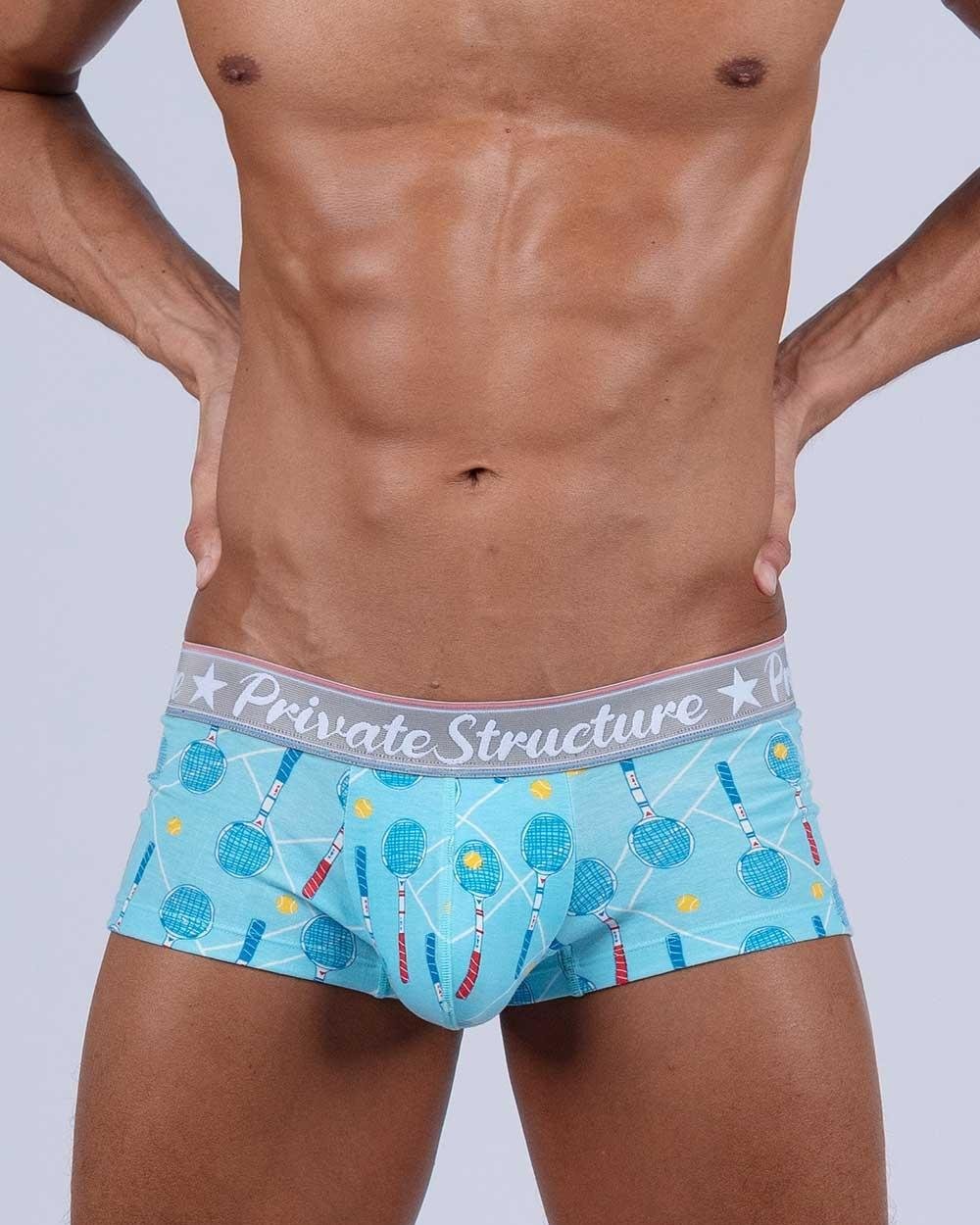 Classic Motif Trunk - Tennis Light Blue - | Private Structure - | MAD Lifestyle