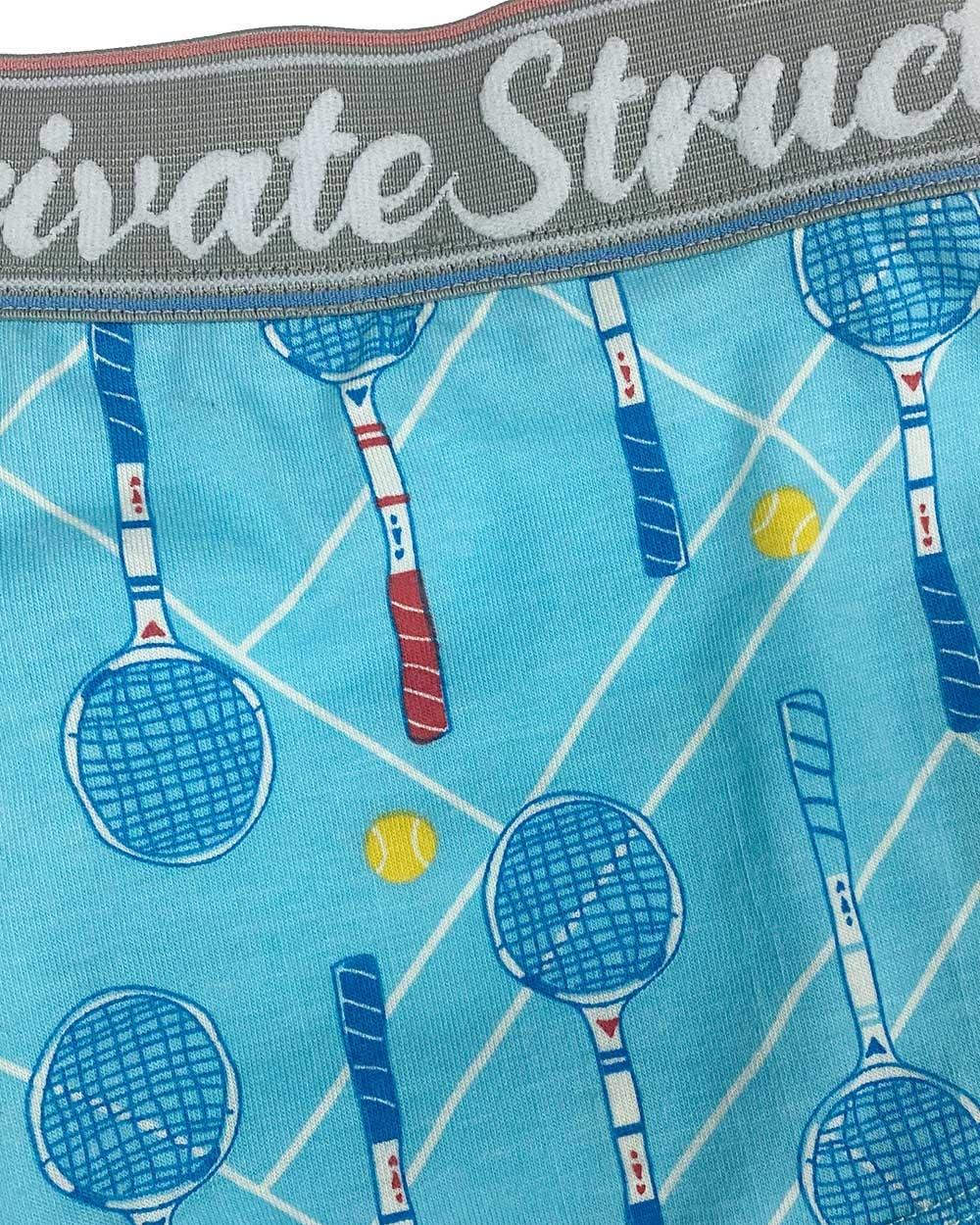 Classic Motif Trunk - Tennis Light Blue - | Private Structure - | MAD Lifestyle