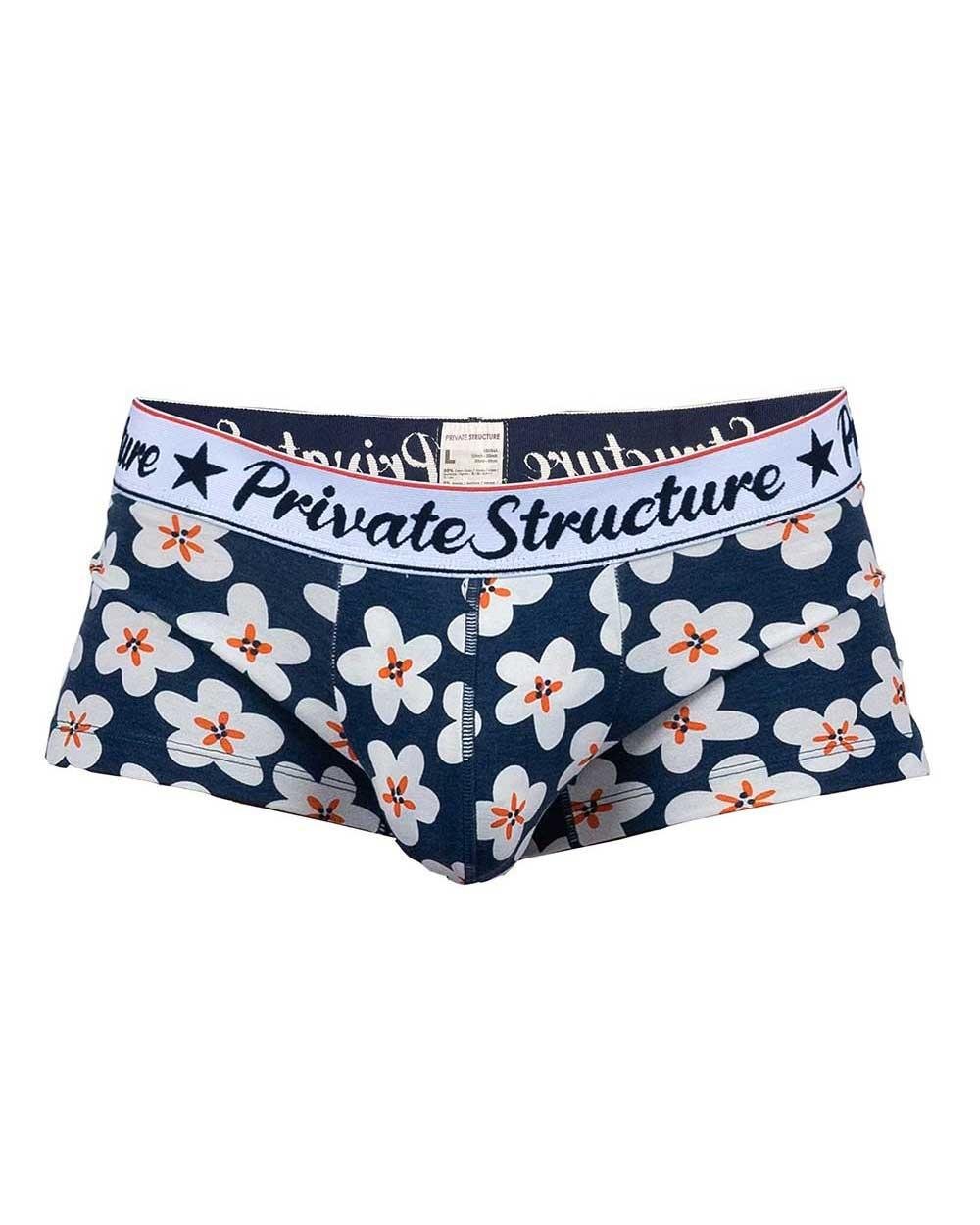 Classic Motif Trunk - Bnostagic Floral Navy - | Private Structure - | MAD Lifestyle