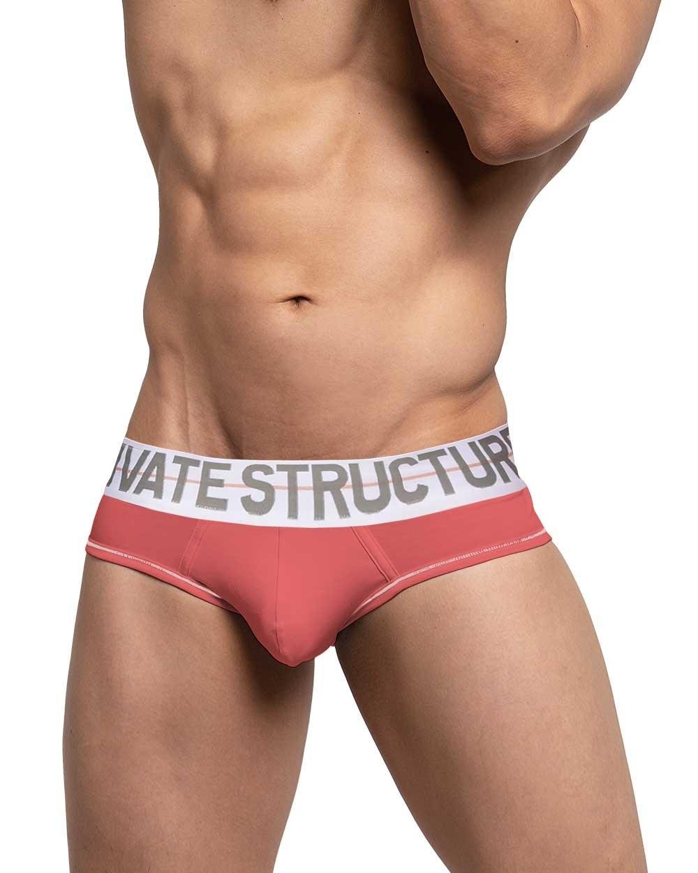 MO-LITE Patrols Mini Brief Underwear - Brick Red - | Private Structure - | MAD Lifestyle