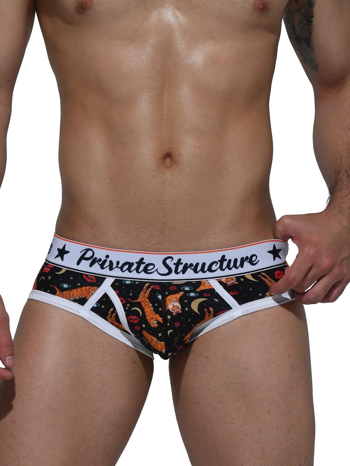 Classic Motif Mini Brief - Tiger - | Private Structure - | MAD Lifestyle