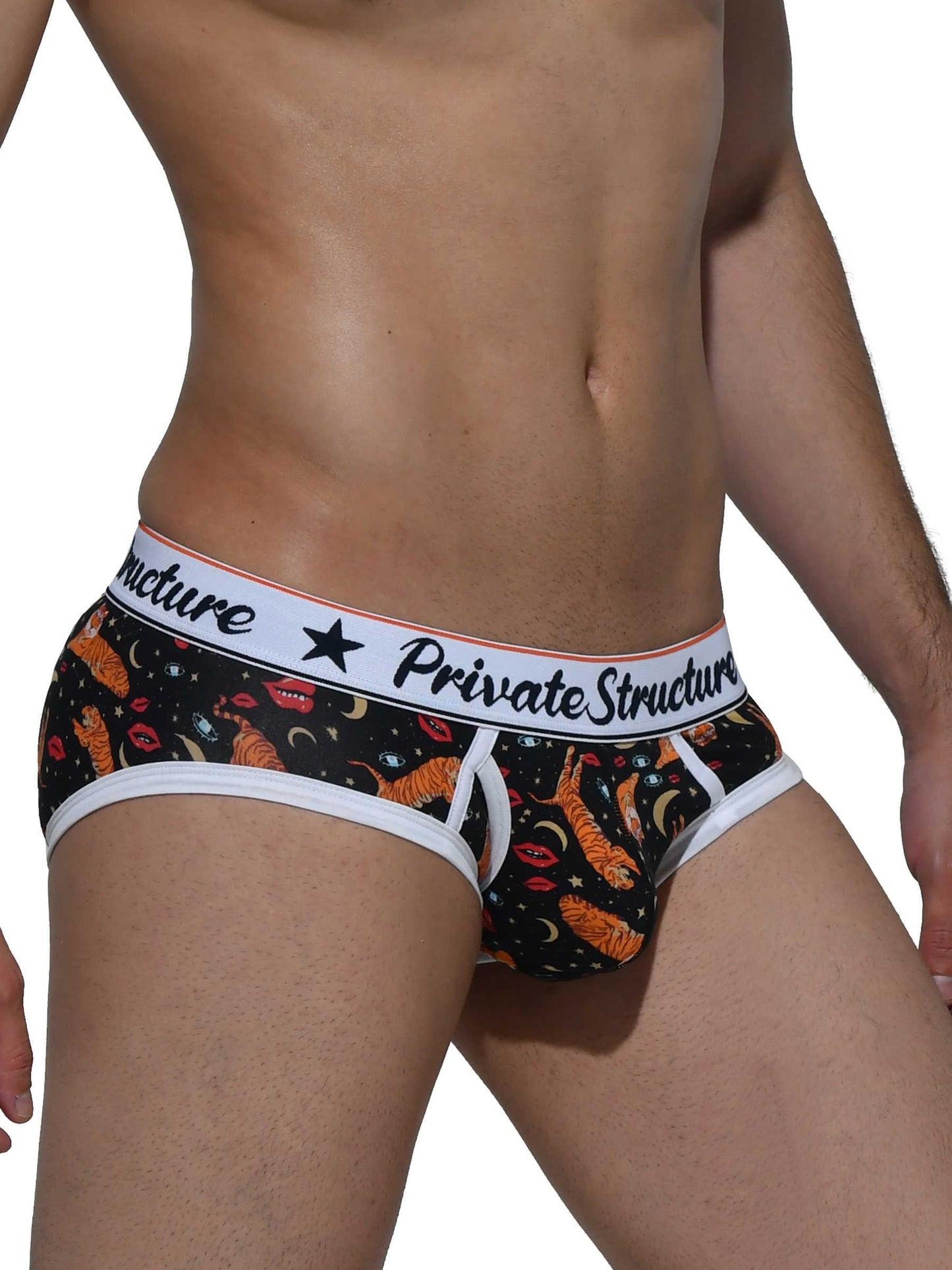 Classic Motif Mini Brief - Tiger - | Private Structure - | MAD Lifestyle