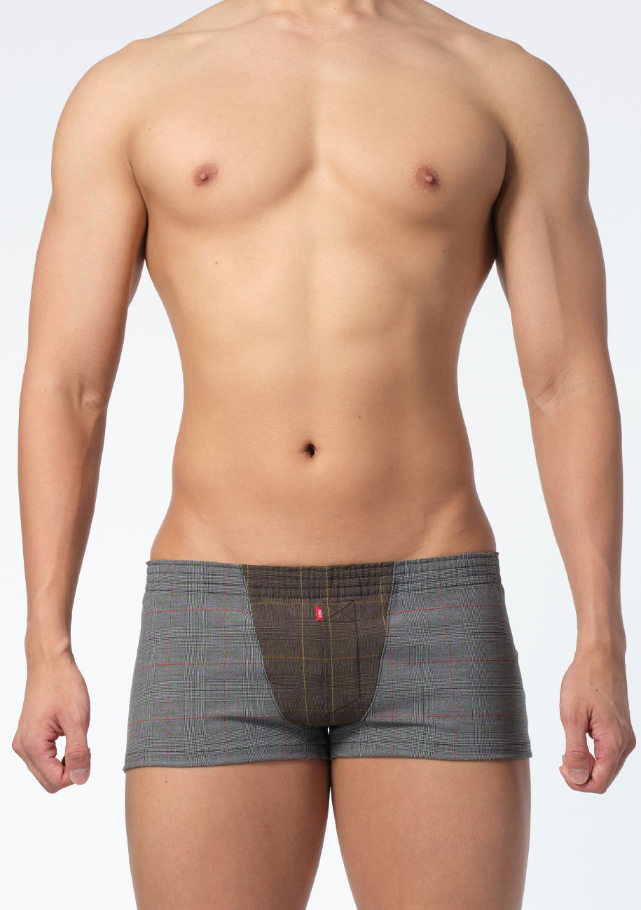 Glen Check Stretchable Trunks - | TOOT - | MAD Lifestyle