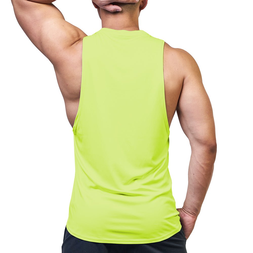365 Dropped Armhole Sleeveless Tee - Lime Green - | Private Structure - | MAD Lifestyle