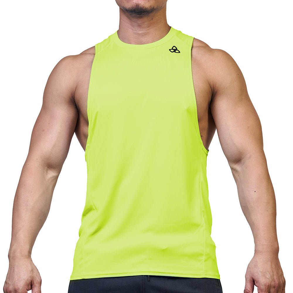 365 Dropped Armhole Sleeveless Tee - Lime Green - | Private Structure - | MAD Lifestyle
