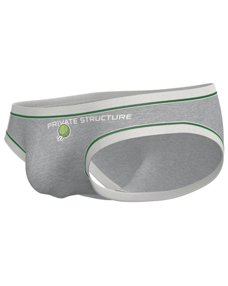 ATHLETE Men's Low Waist Brief - Stadium Grey - | Private Structure - | MAD Lifestyle