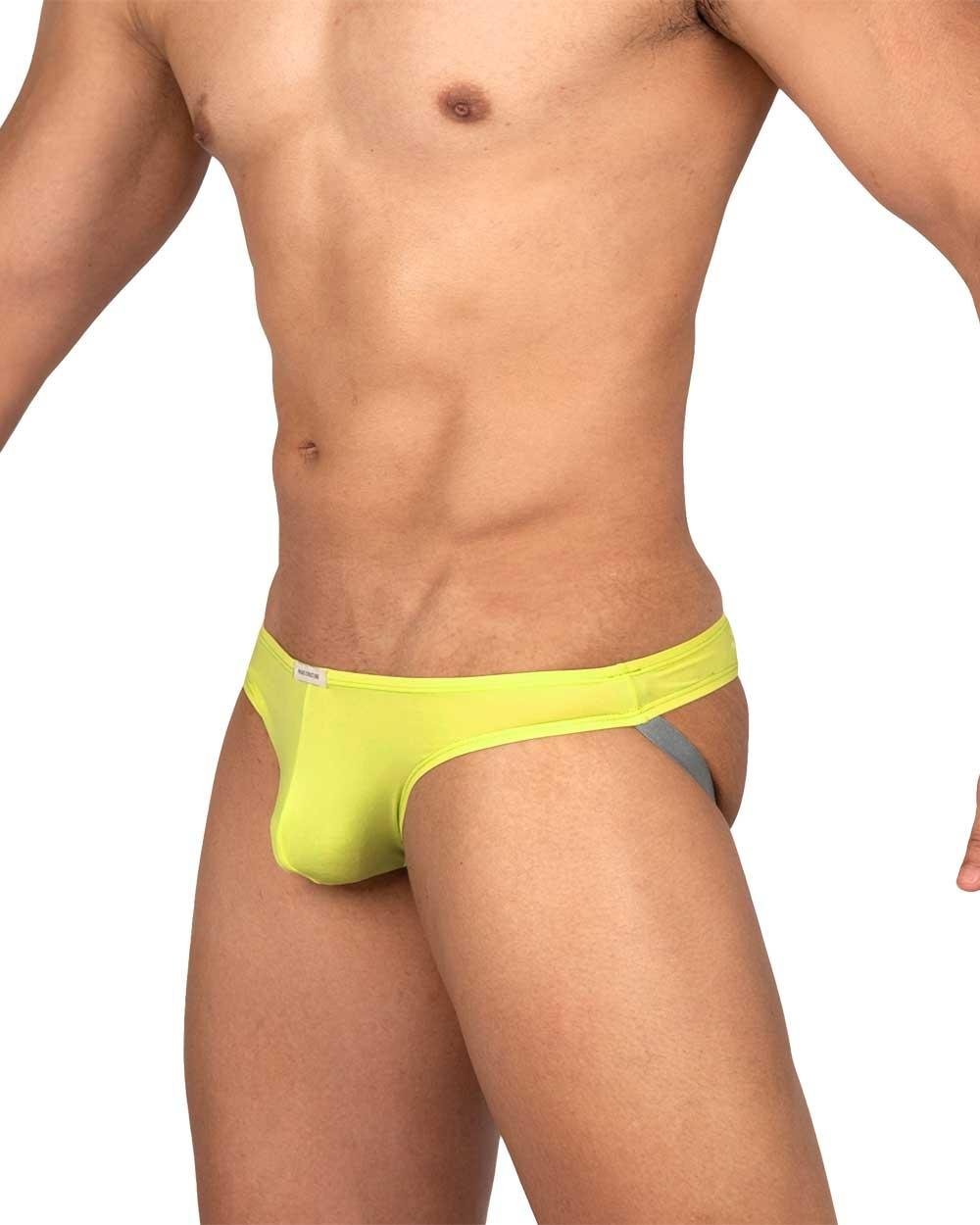 Bare Men's TS Jockstrap Thong - Radiant Yellow - | Private Structure - | MAD Lifestyle