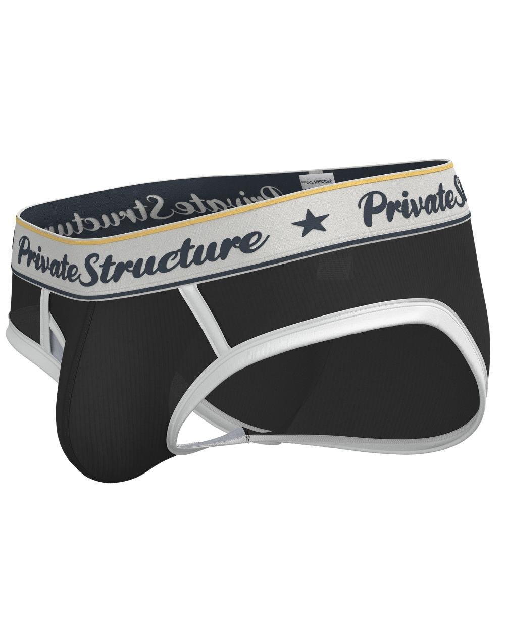 Private Structure Classic Men's Brief - Cosmo Black - SCUS4529 | Men's ...