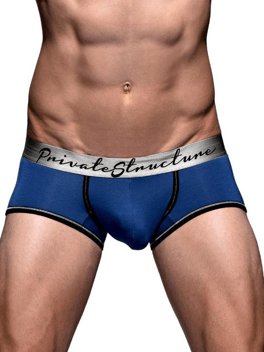 Crayon Men’s Low Rise Trunk - D. Blue - | Private Structure - | MAD Lifestyle