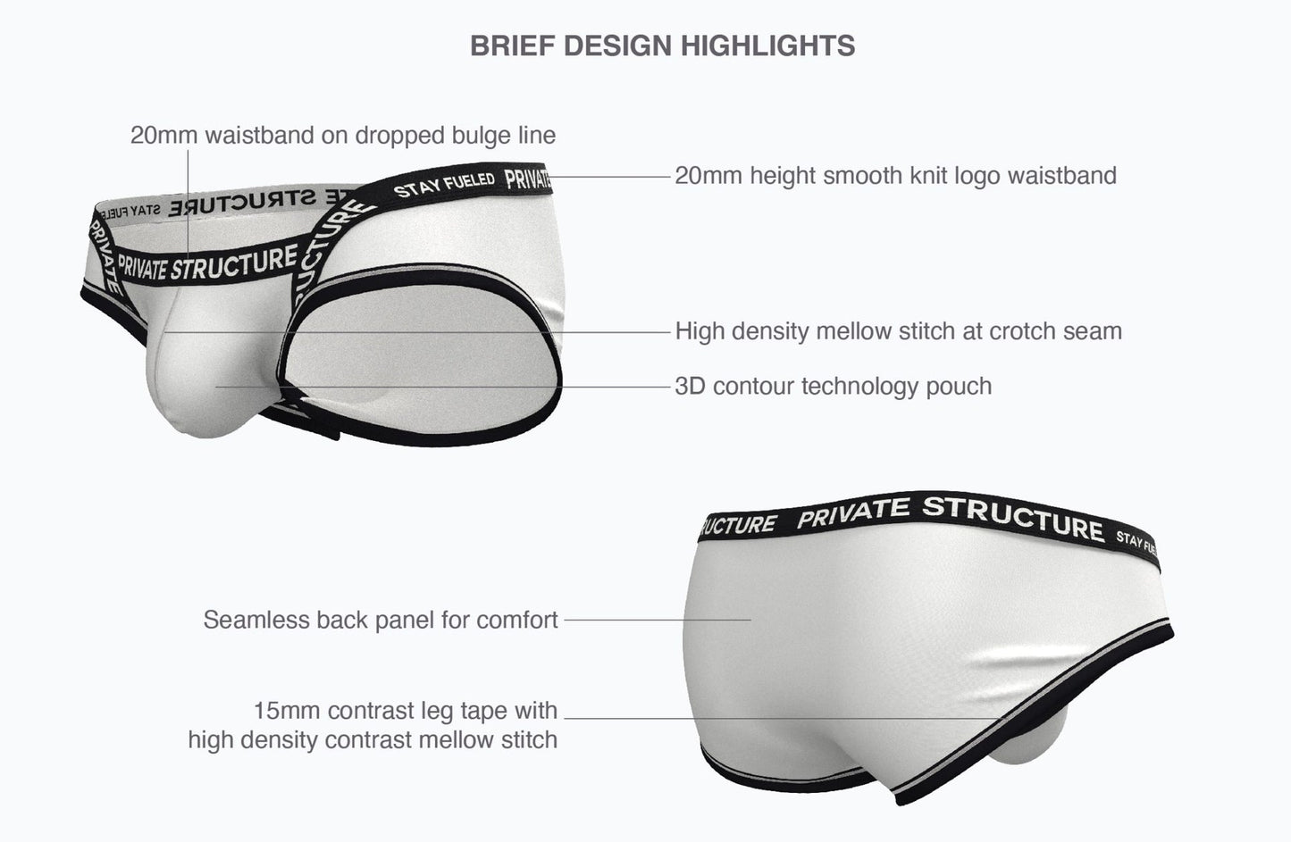 Essence Odyssey Fundoshi Brief 2.0 - Chalk White - | Private Structure - | MAD Lifestyle