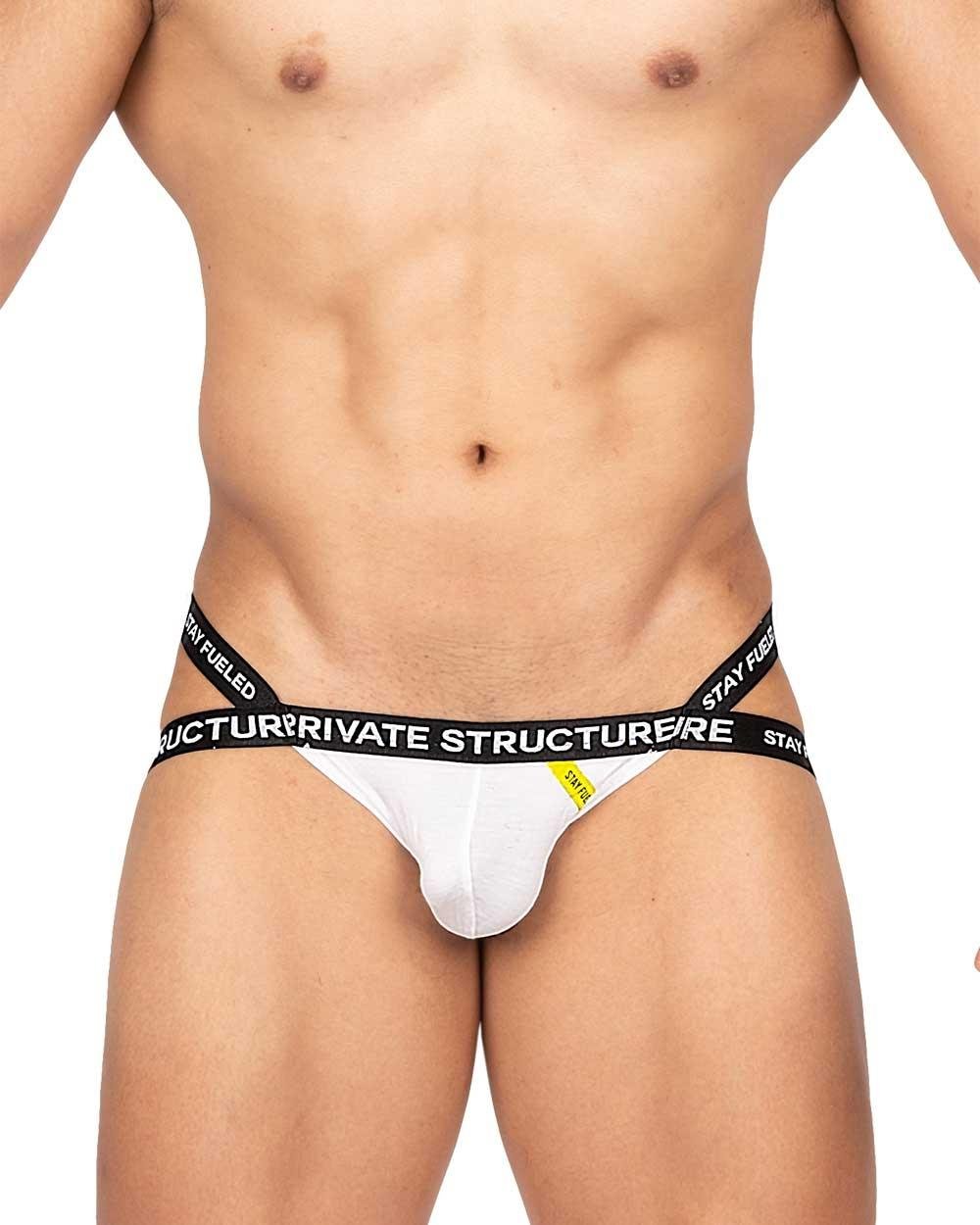Essence Odyssey Jockstrap - White - | Private Structure - | MAD Lifestyle