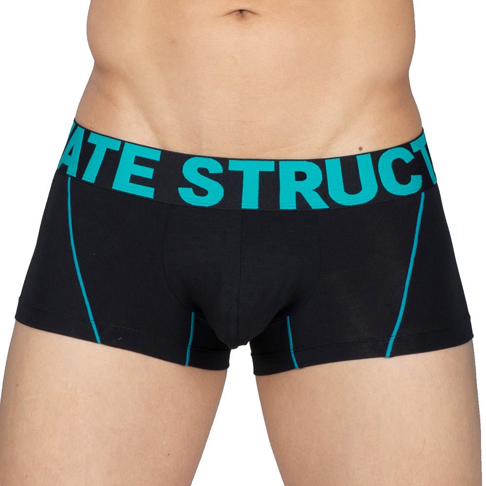 Modality Trunk Underwear - Black & Turquoise - | Private Structure - | MAD Lifestyle