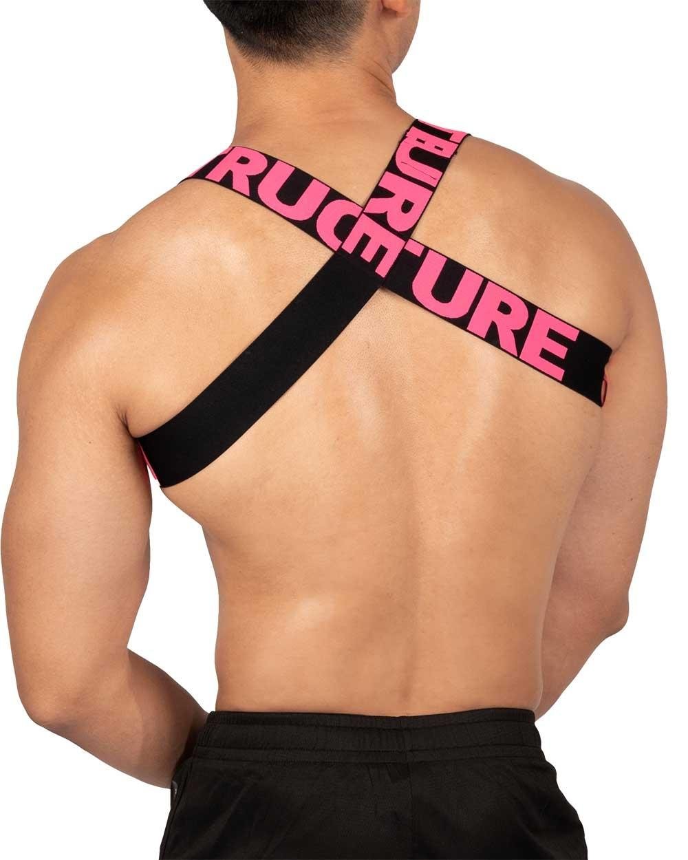 Party Troop Body Harness - Black + Magenta - | Private Structure - | MAD Lifestyle
