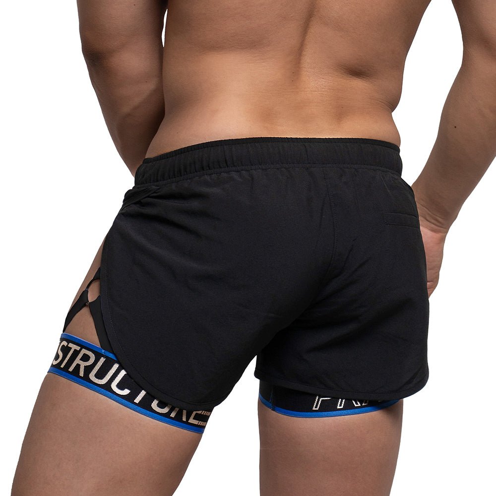Party Troop Garter Rave Shorts (Removable Garter) - | Private Structure - | MAD Lifestyle