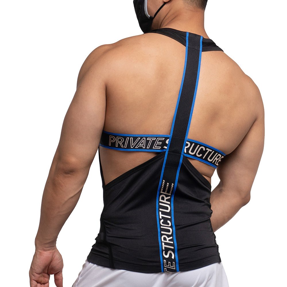 Party Troop Men's Harness Tank - Black - | Private Structure - | MAD Lifestyle