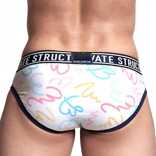 PRD Mini Brief Underwear - Freebrush Off White - | Private Structure - | MAD Lifestyle