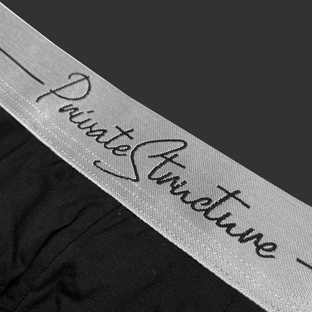 Tencel Hipster Underwear - White Mix Velvet Black - | Private Structure - | MAD Lifestyle