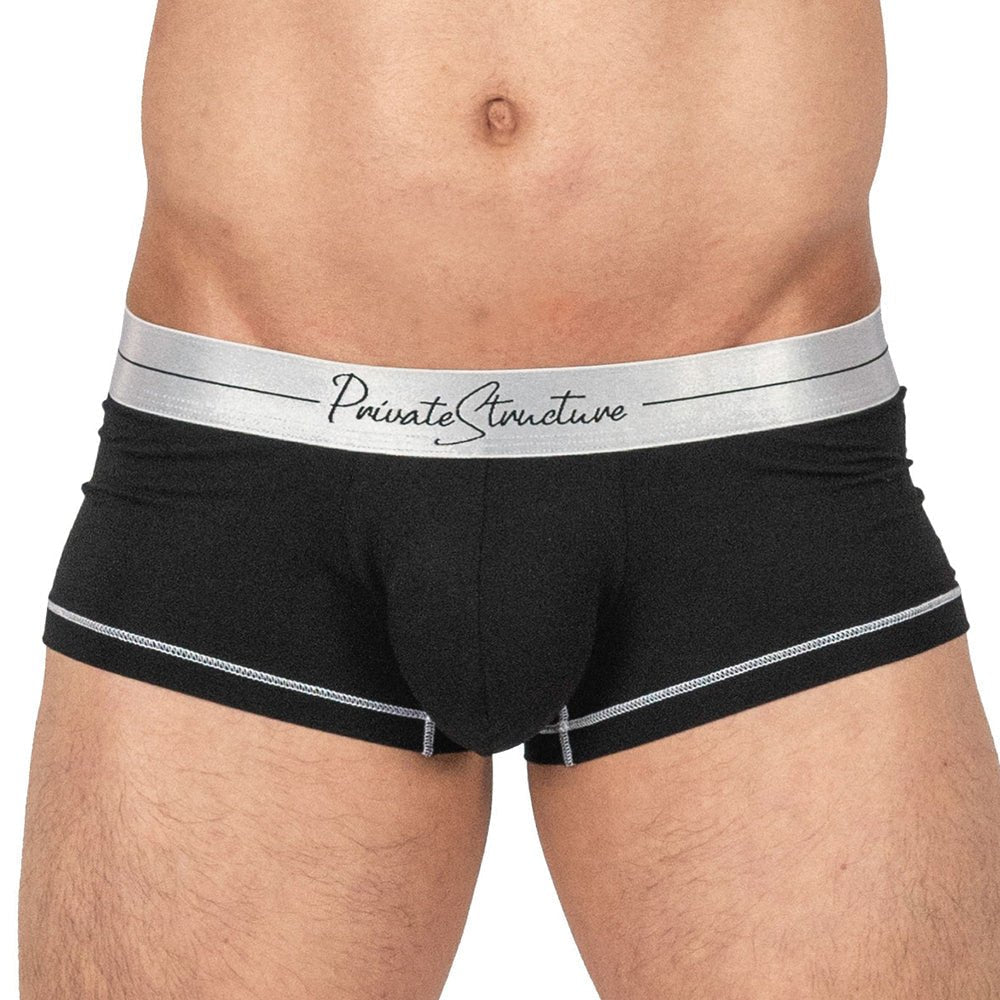 Tencel Hipster Underwear - White Mix Velvet Black - | Private Structure - | MAD Lifestyle