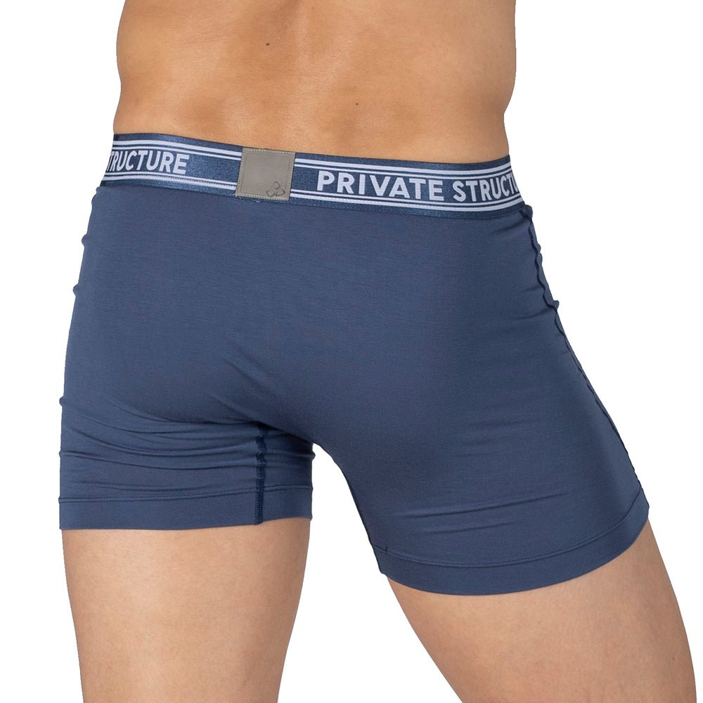 Viscose From Bamboo Boxer Brief - Citadel Blue - | Private Structure - | MAD Lifestyle