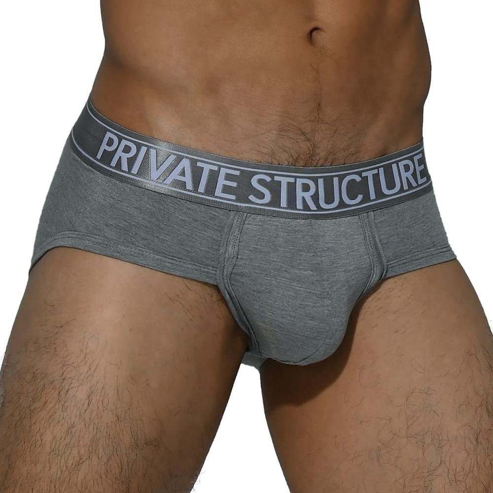 Viscose From Bamboo Contour Brief - Lt. Melange - | Private Structure - | MAD Lifestyle