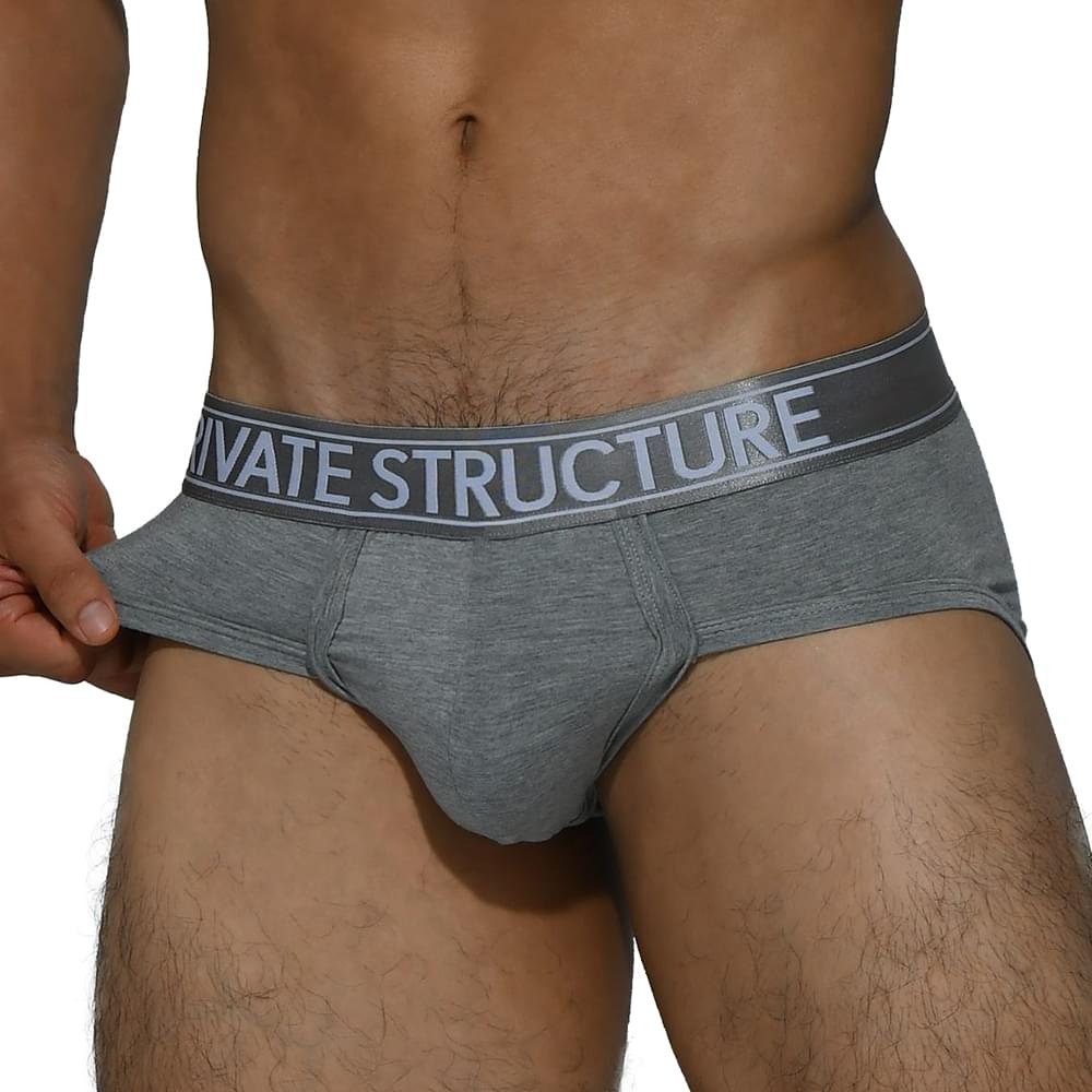 Viscose From Bamboo Contour Brief - Lt. Melange - | Private Structure - | MAD Lifestyle