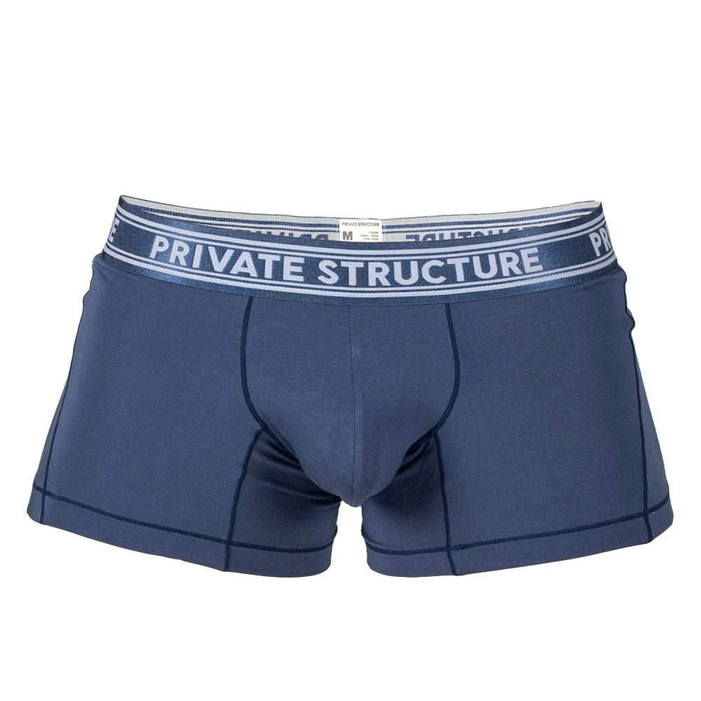 Viscose From Bamboo Trunk Underwear - Citadel Blue - | Private Structure - | MAD Lifestyle