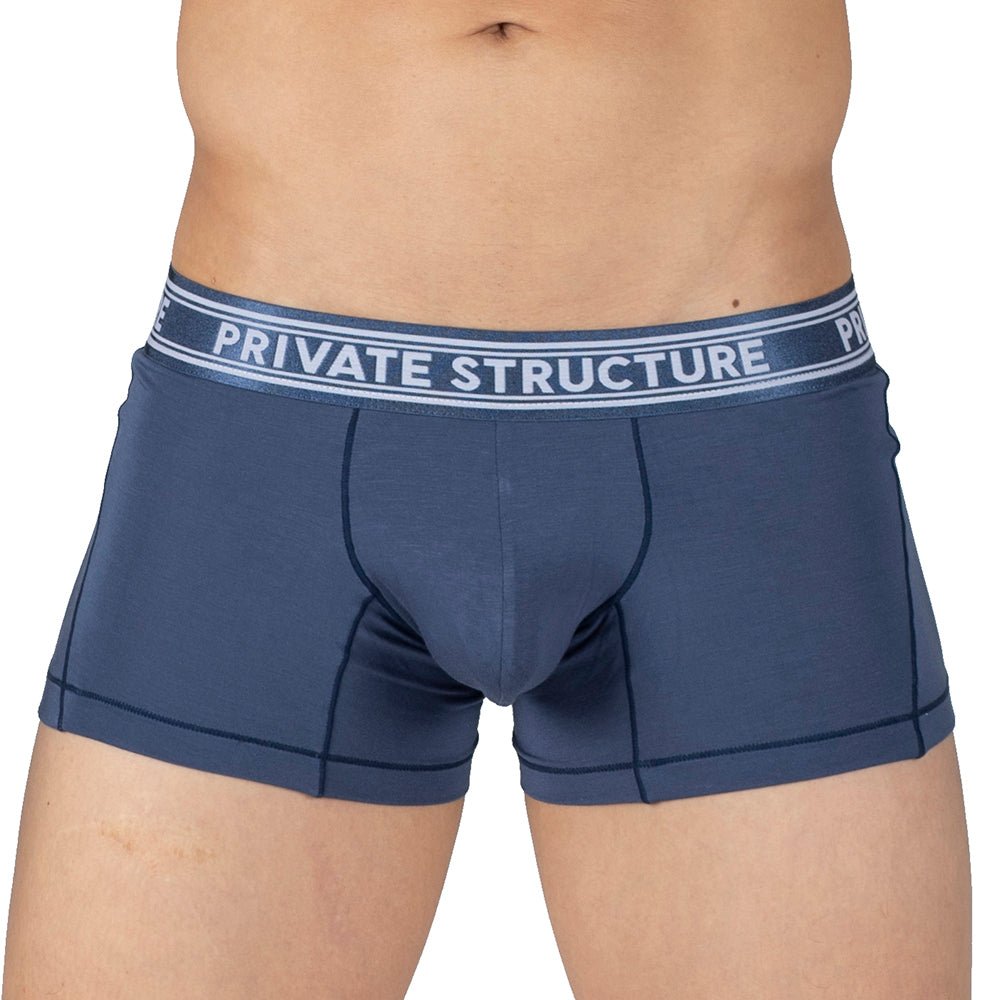 Viscose From Bamboo Trunk Underwear - Citadel Blue - | Private Structure - | MAD Lifestyle