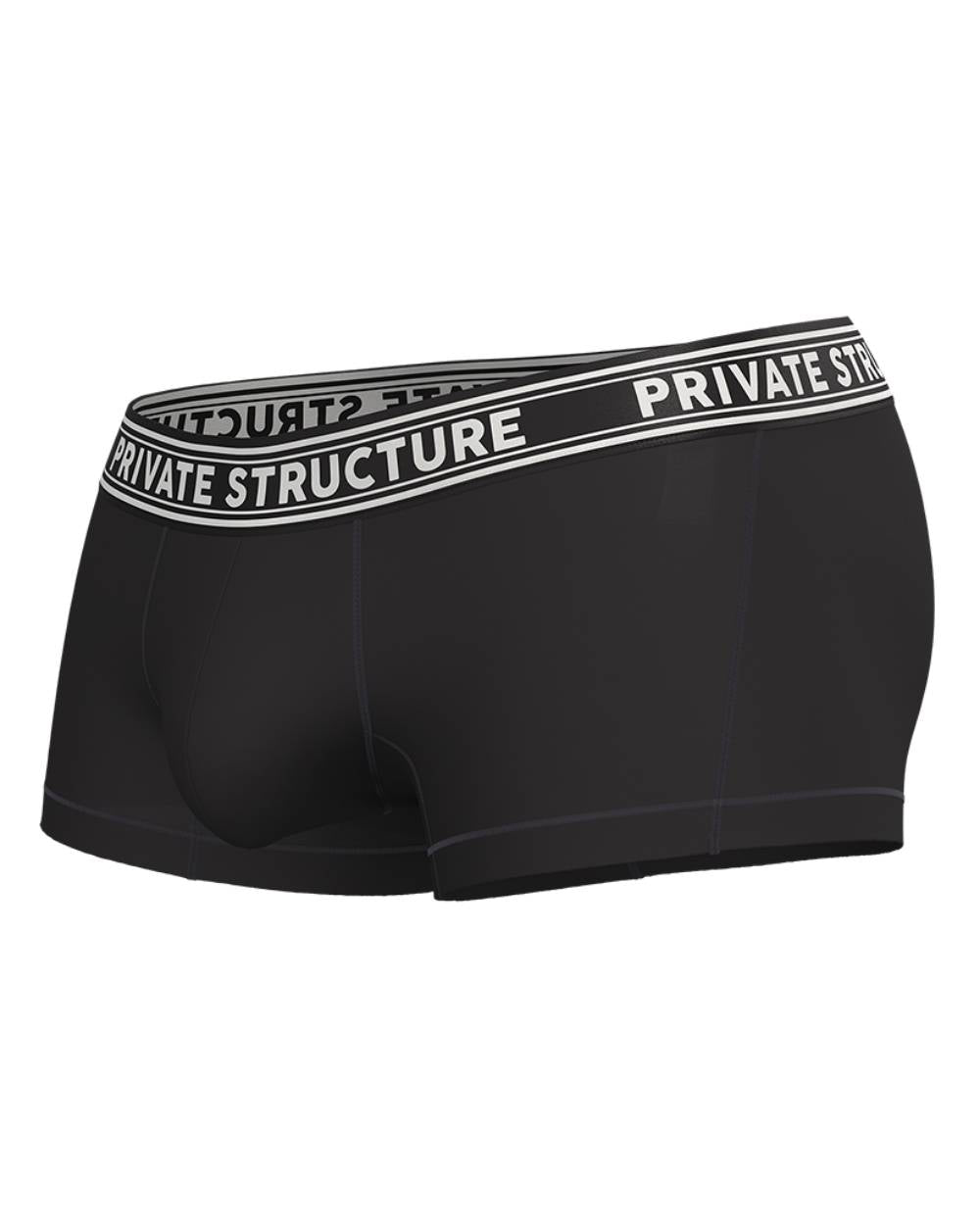 Viscose From Bamboo Trunk Underwear - Raven Black - | Private Structure - | MAD Lifestyle