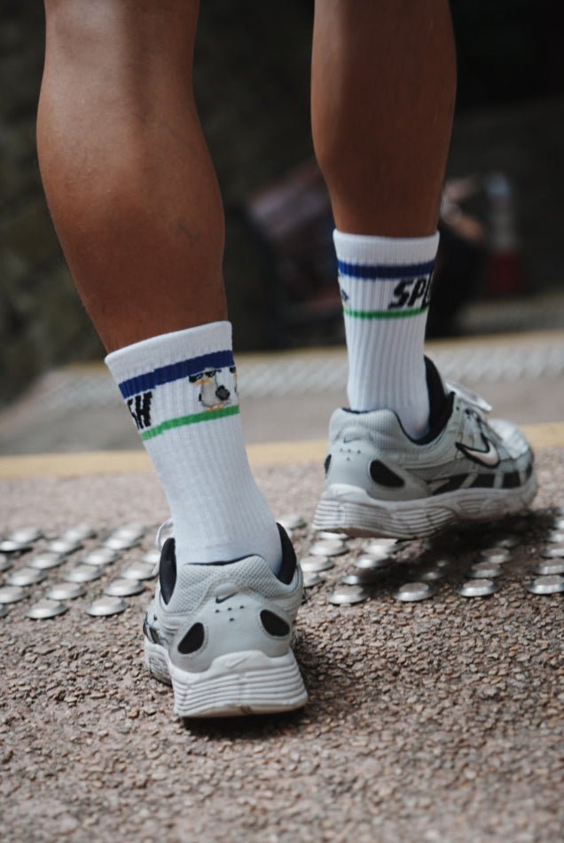 Original White Sport Socks - Seagulldaan - | Splash - | MAD Lifestyle