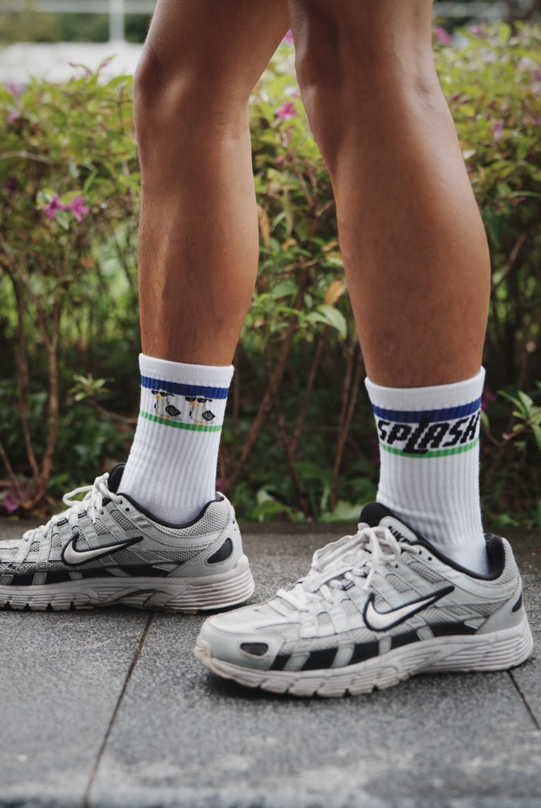 Original White Sport Socks - Seagulldaan - | Splash - | MAD Lifestyle