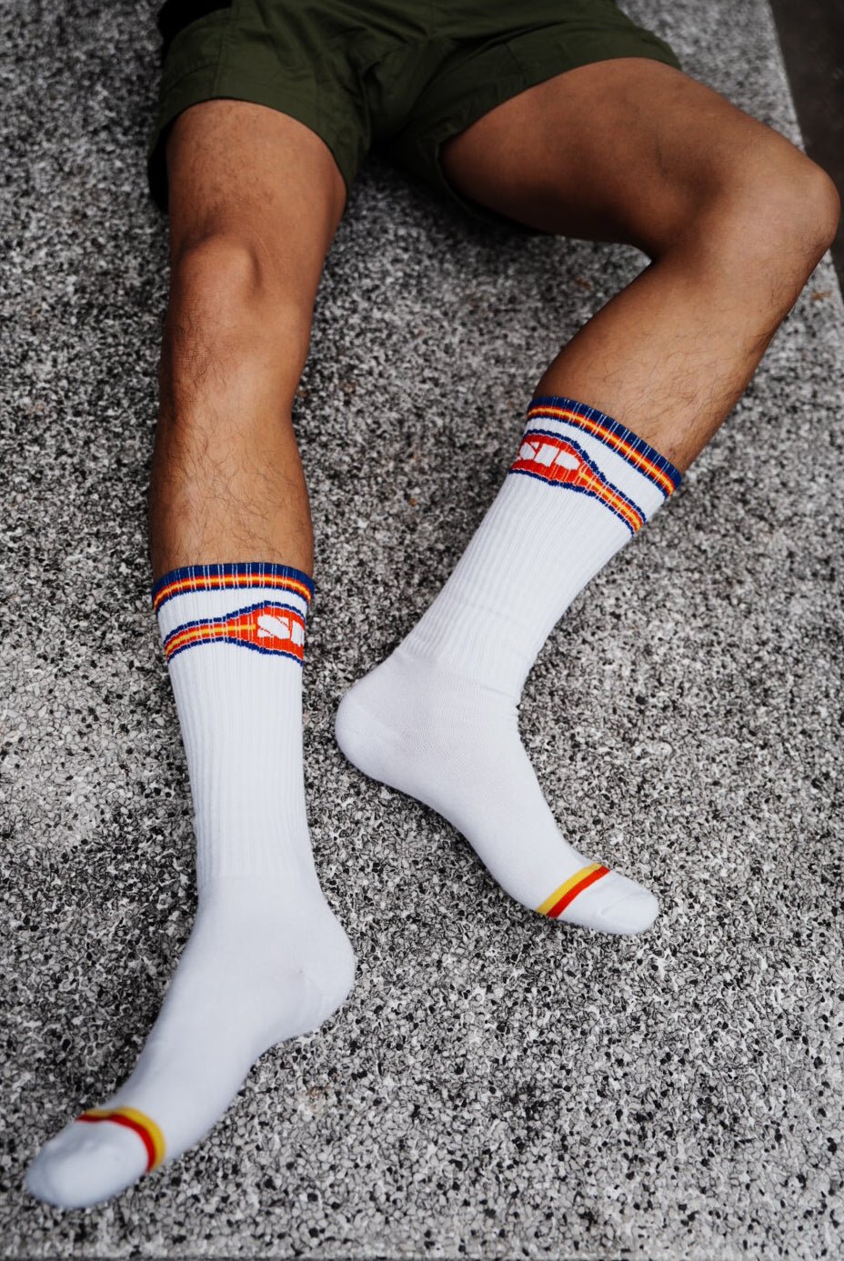 Original White Sport Socks - Thunder & Faster - | Splash - | MAD Lifestyle