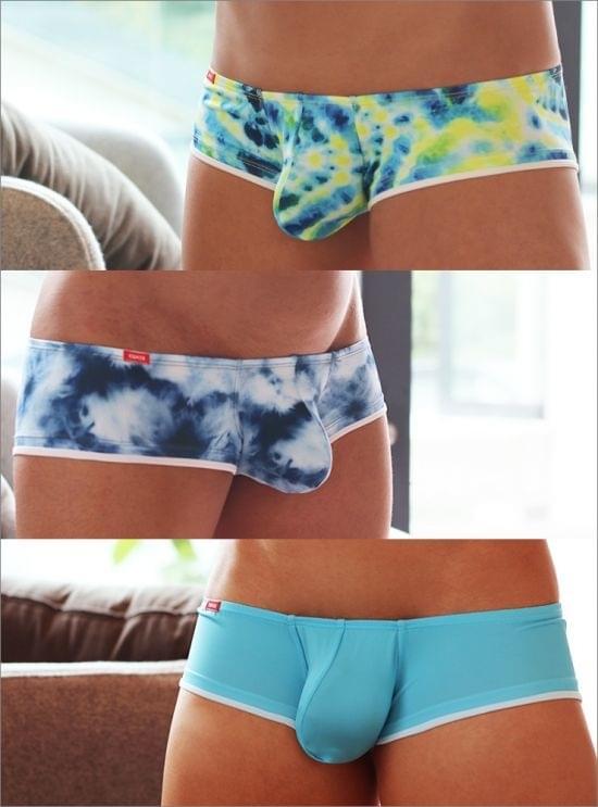 Super Soft Tie Dye Super 低腰四角內褲 - K1051-GREEN